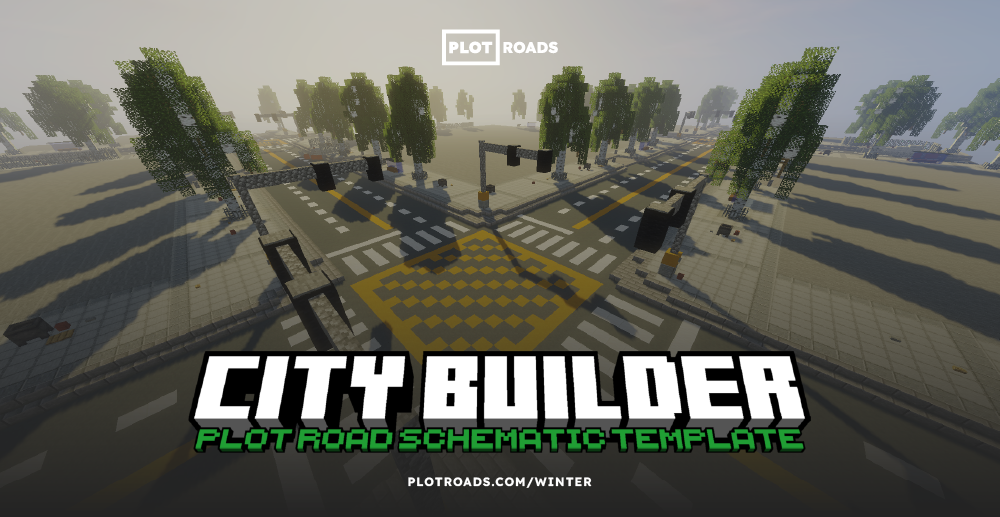 City Builder Plot Road Template