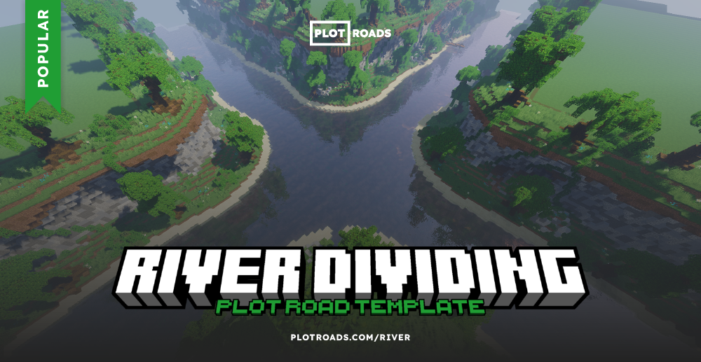 River Dividing Plot Road Template